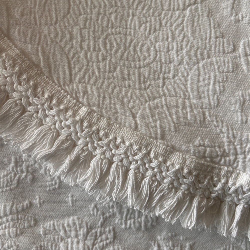 The Vermont Country Store Queen Victoria Bedspread made by Bates